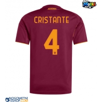 Moški Nogometni dresi AS Roma Bryan Cristante #4 Domači 2025-26 Kratek Rokav